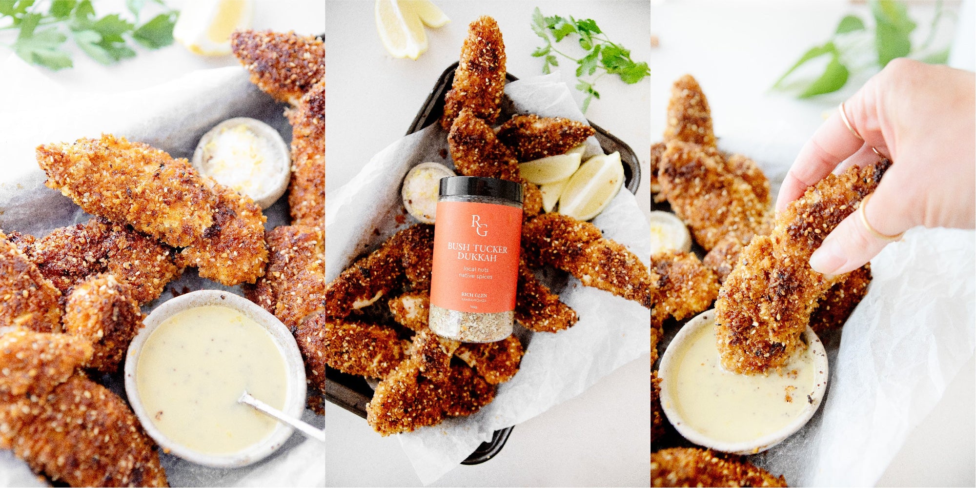 Dukkah Crumbed Tenderloins