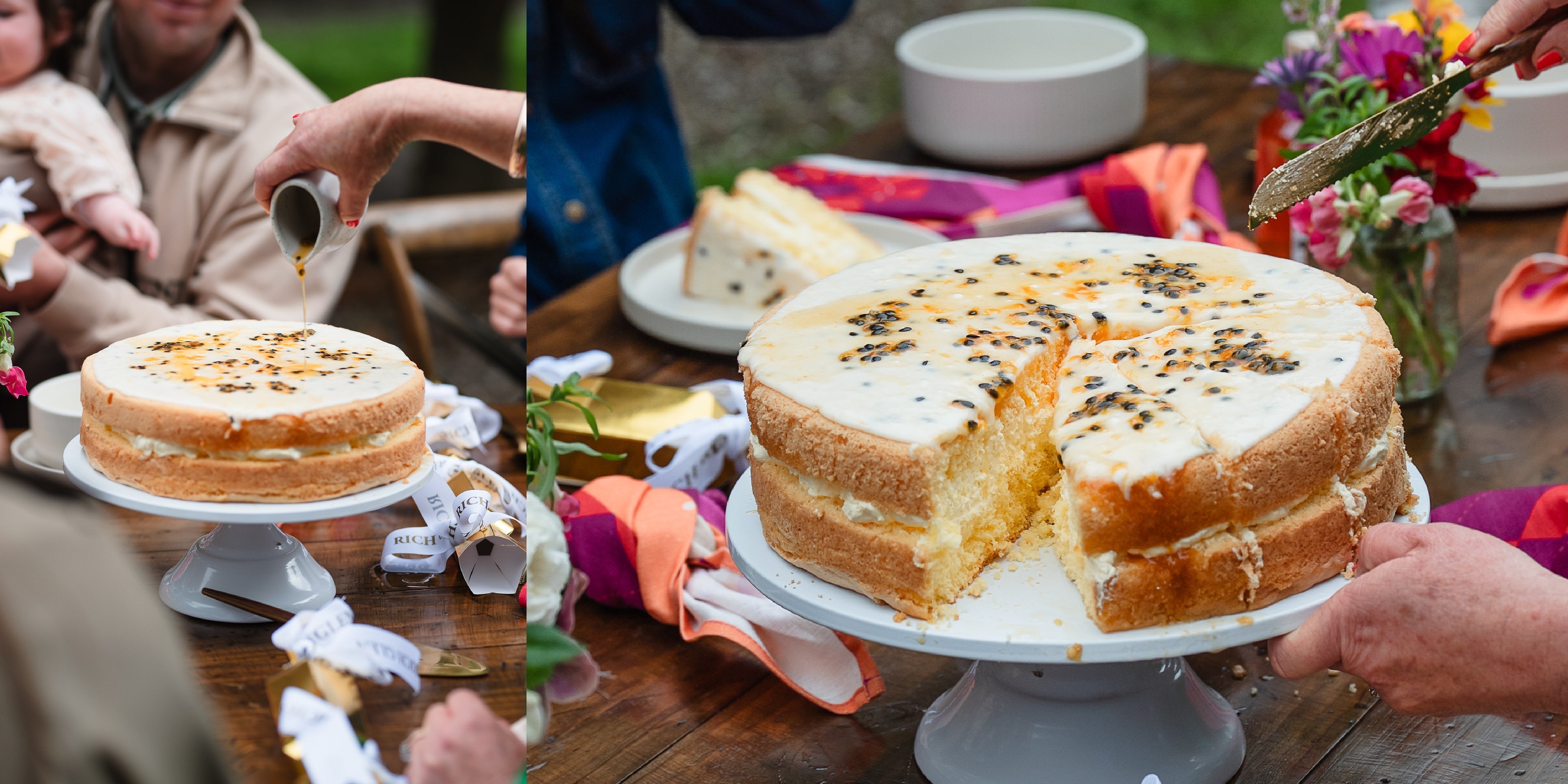 Old Fashioned Passionfruit Sponge Cake – Rich Glen