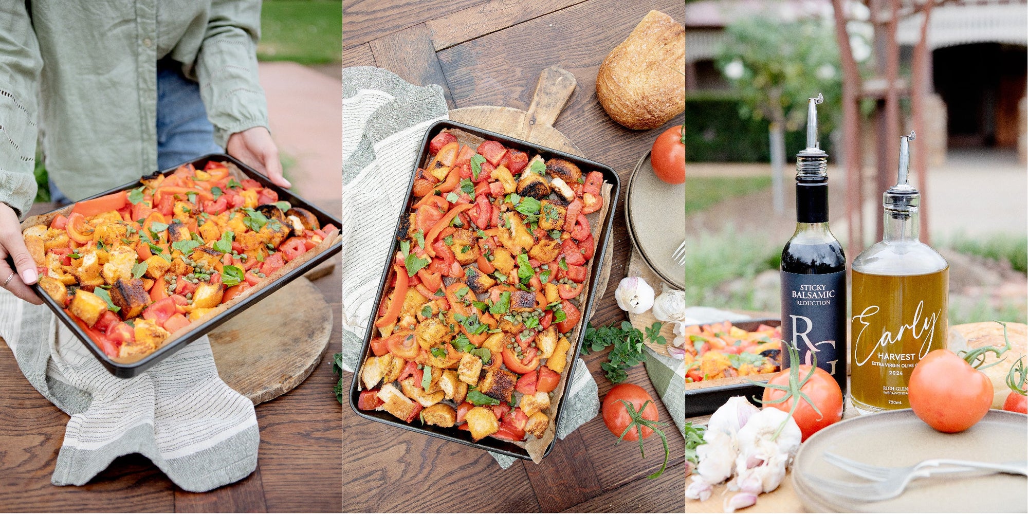 Tomato & Sourdough Bake