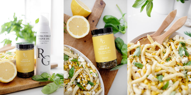 Corn & Feta Spring Pasta
