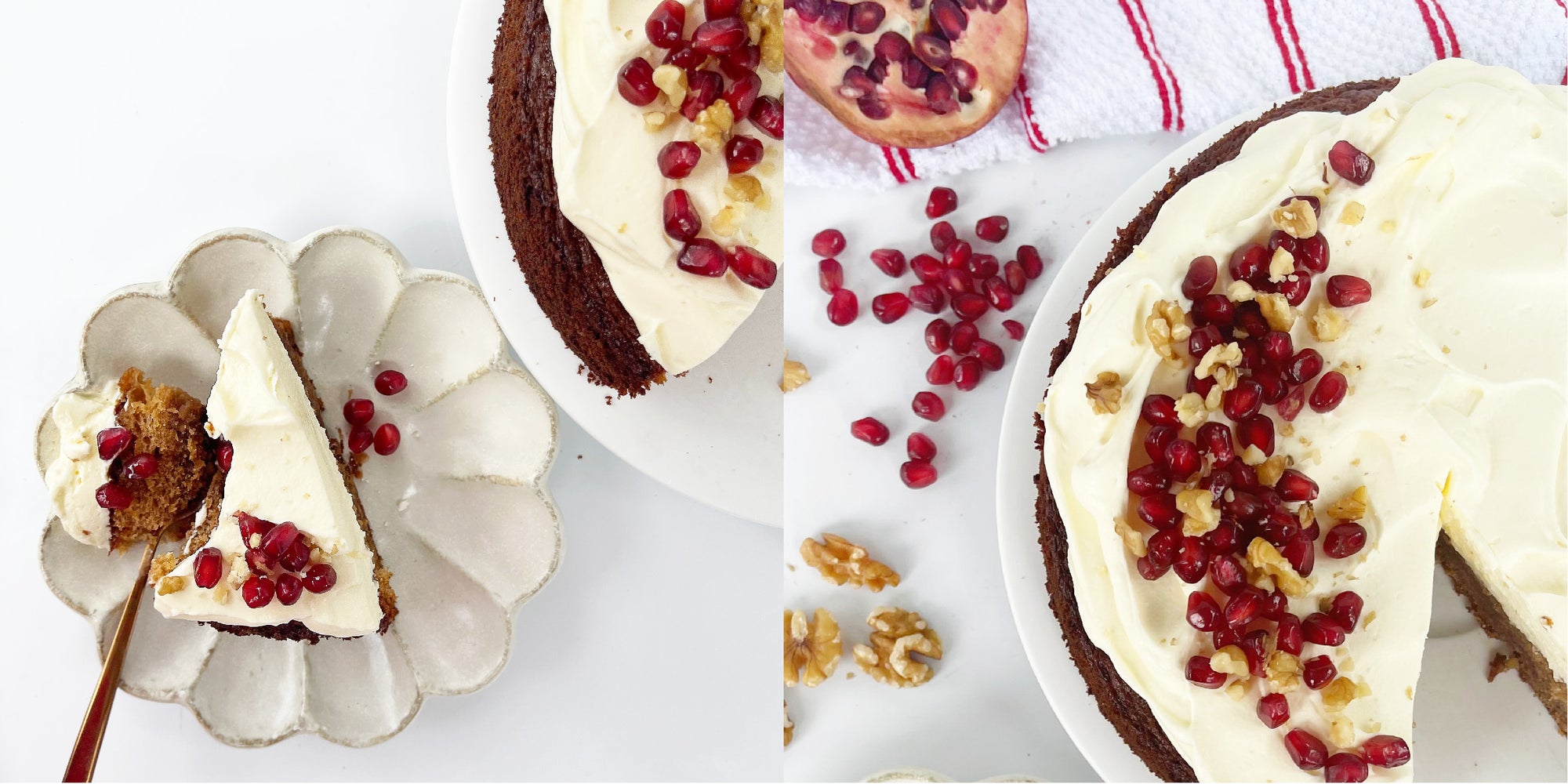 Walnut & Pomegranate Persian Love Cake