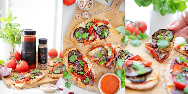 Vegan Eggplant Pizza