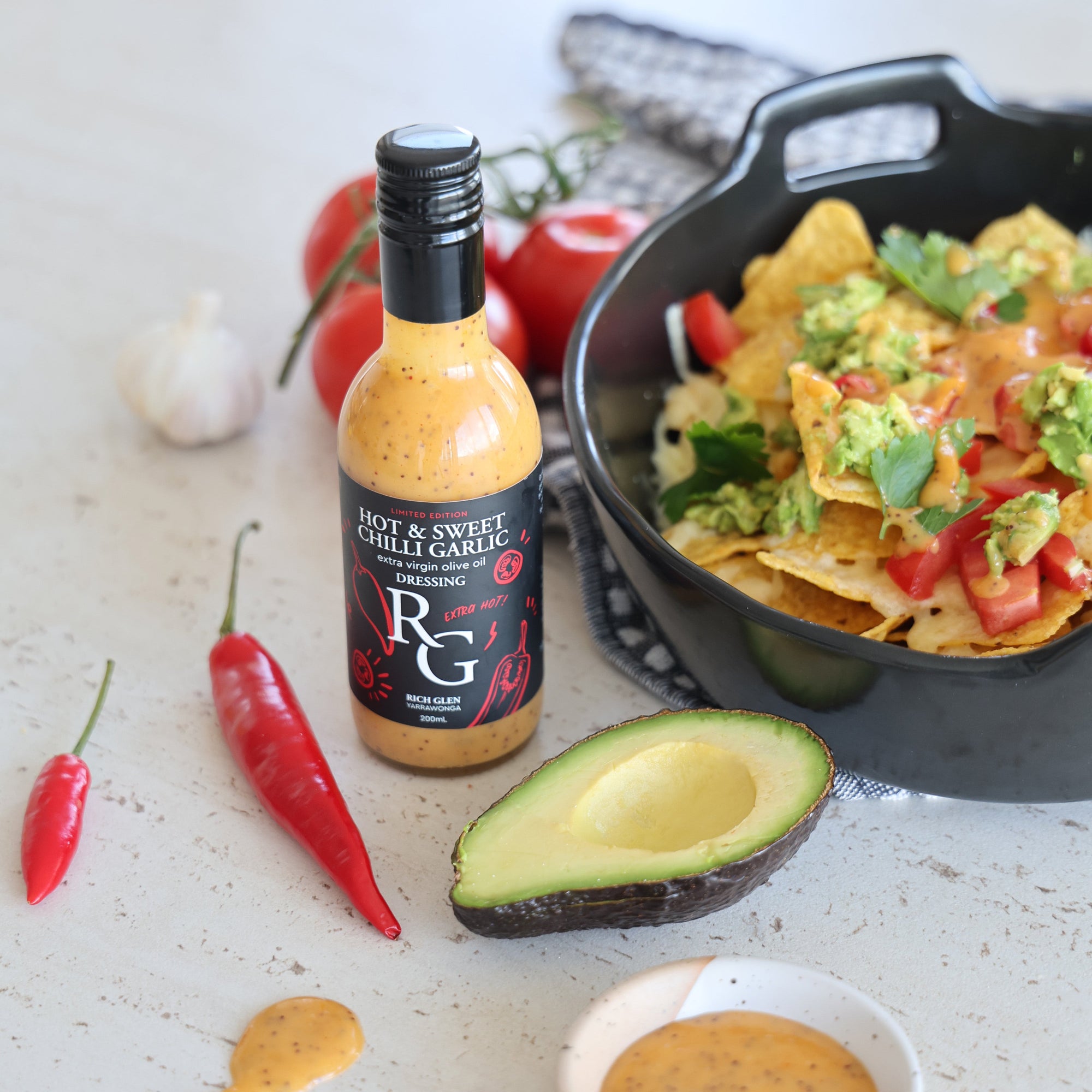 Hot & Sweet Chilli Garlic Dressing