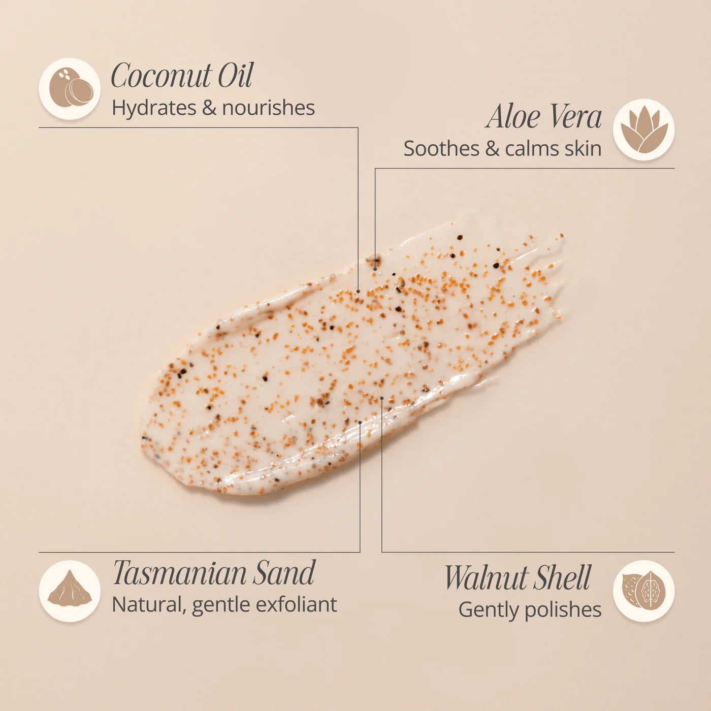 Three Warriors Exfoliating Tasmanian Sand Scrub