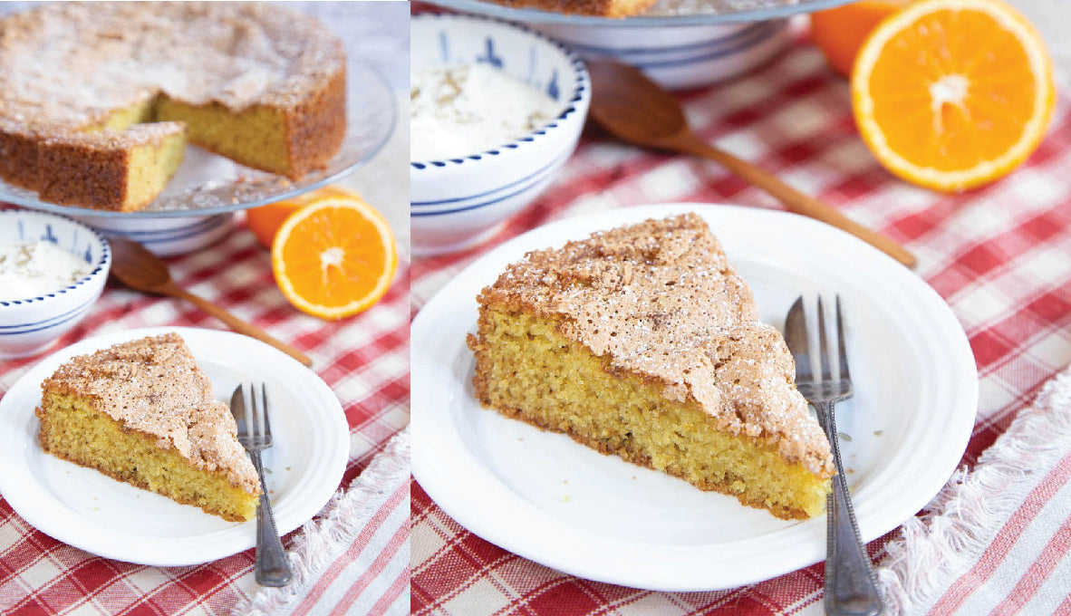 Lemon Olive Oil Syrup Cake