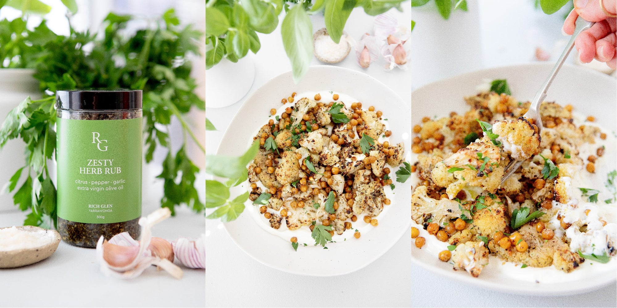 Zesty Roasted Cauliflower