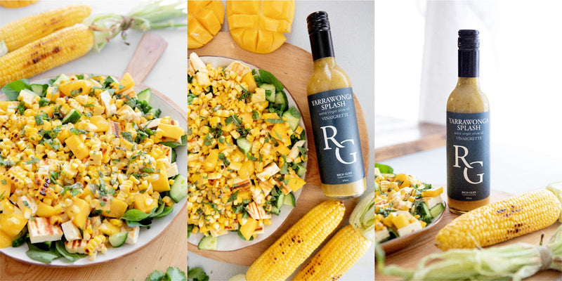 Grilled Corn & Halloumi Salad