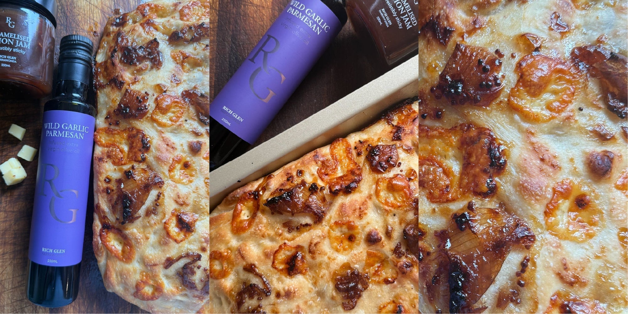 Caramelised Onion Jam & Cheddar Focaccia