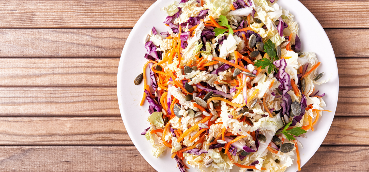 Healthy Cabbage Slaw w/ RG White Balsamic