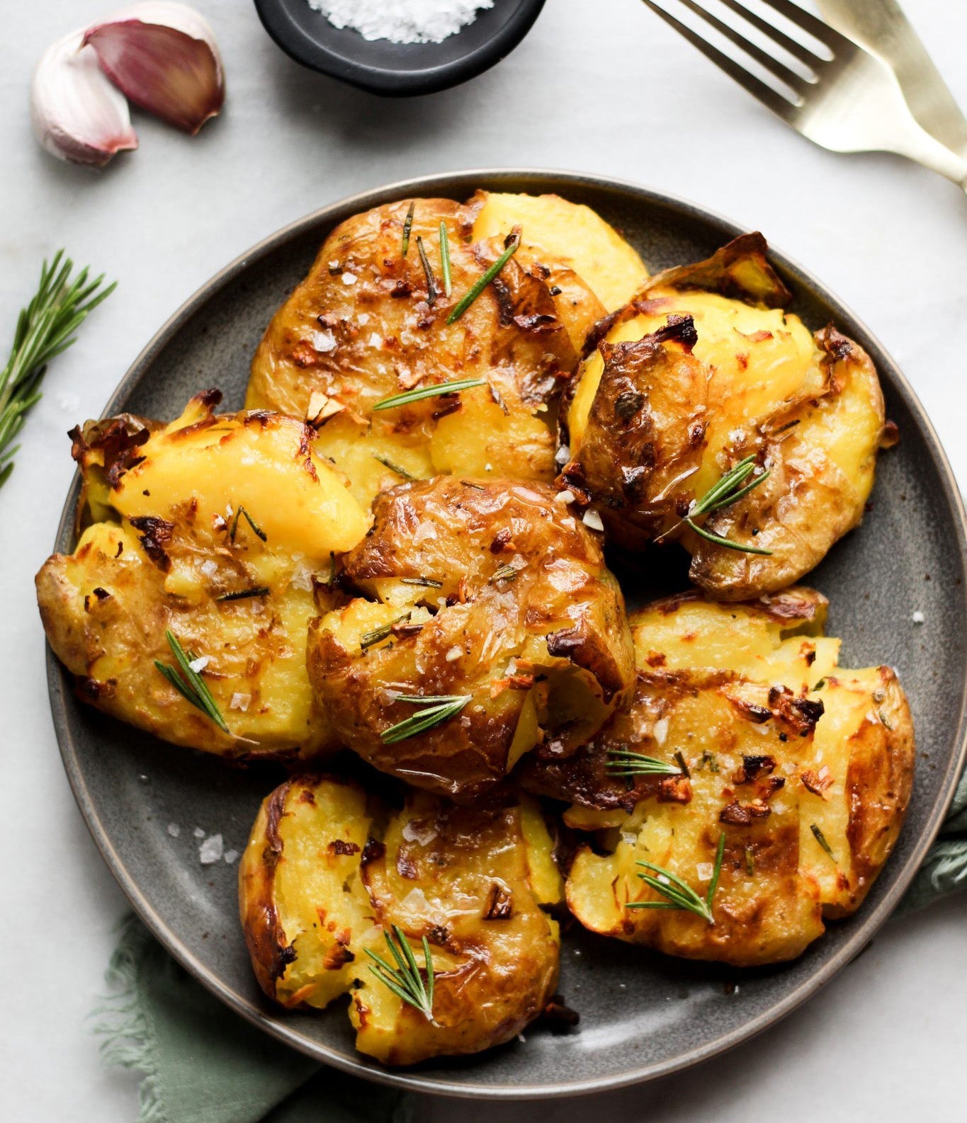 Crunchy Smashed Potatoes