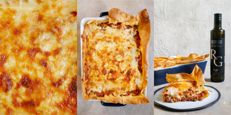 Lasagna with Ragu and Bechamel Sauce