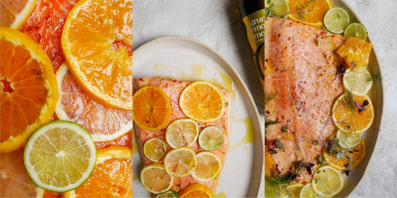 Slow Roasted Olive Oil & Citrus Salmon