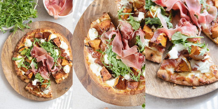 Pumpkin and Caramelised Onion Pizza