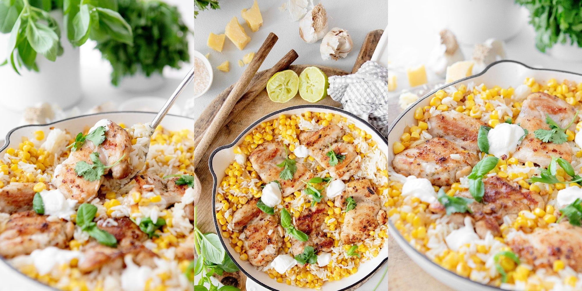 One Pan Chicken & Rice Bowl