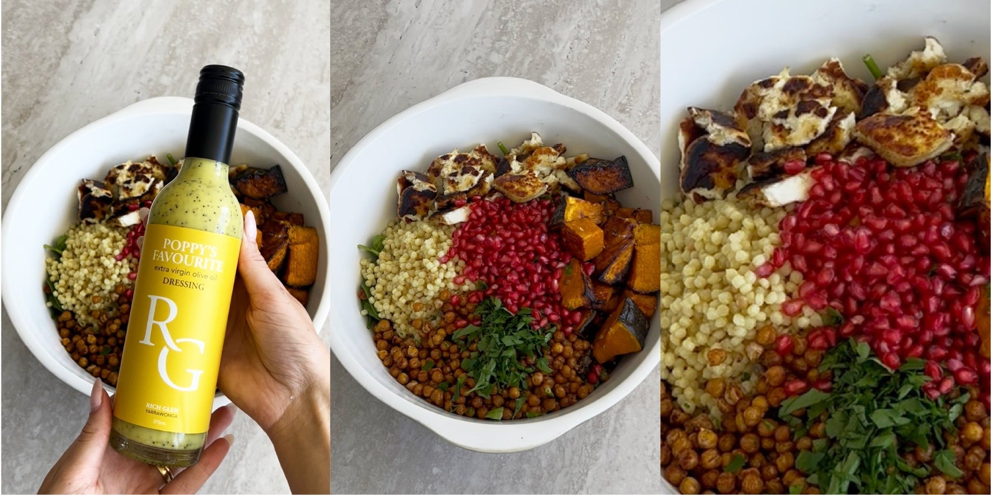 Roast Pumpkin, Haloumi & Pearl Couscous Salad