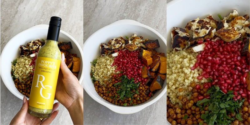 Roast Pumpkin, Haloumi & Pearl Couscous Salad