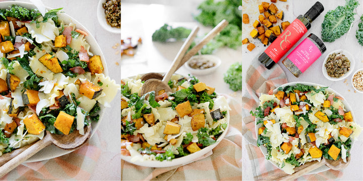 Thai Spiced Pumpkin & Kale Pasta Salad