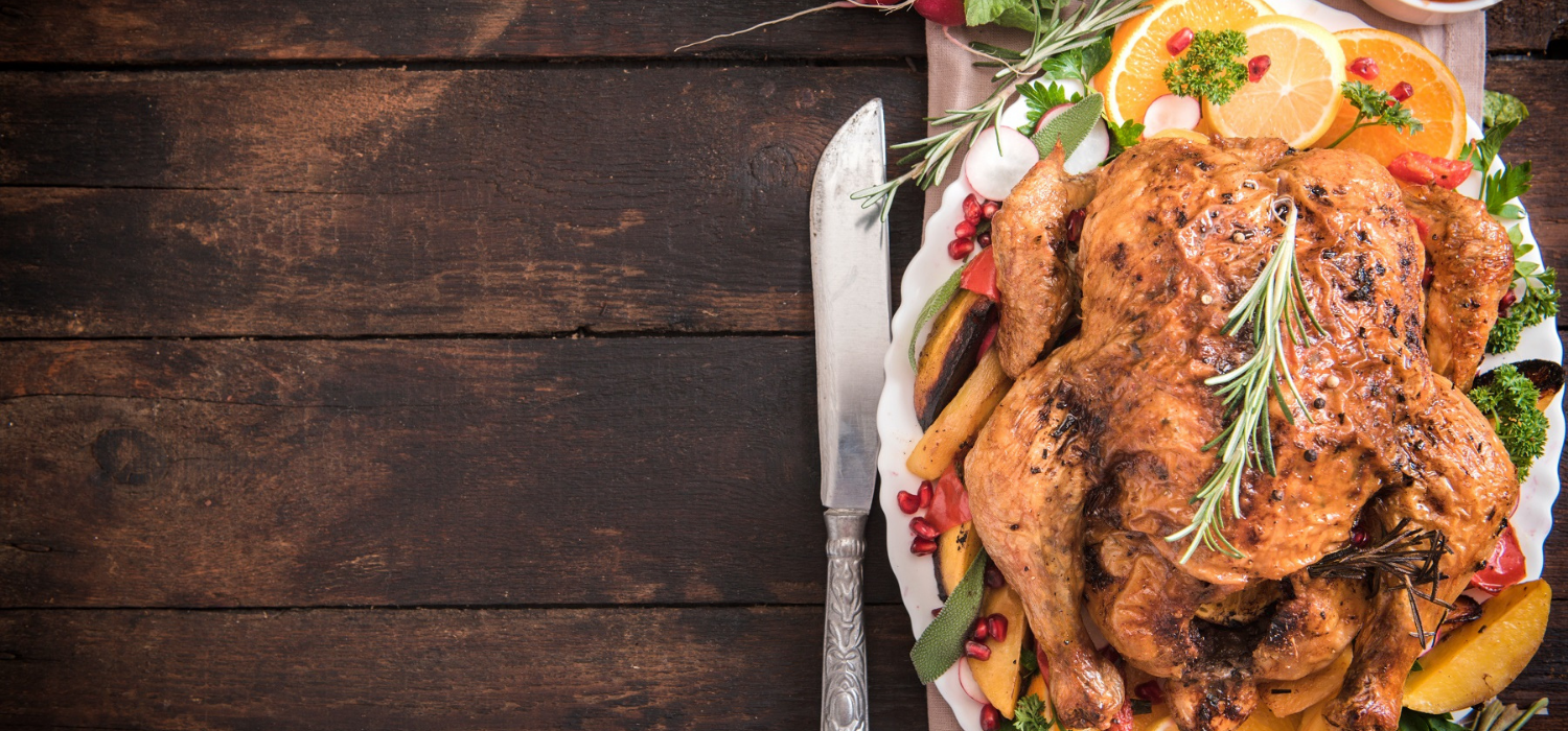 Festive Christmas Turkey Orange & Olive Stuffing