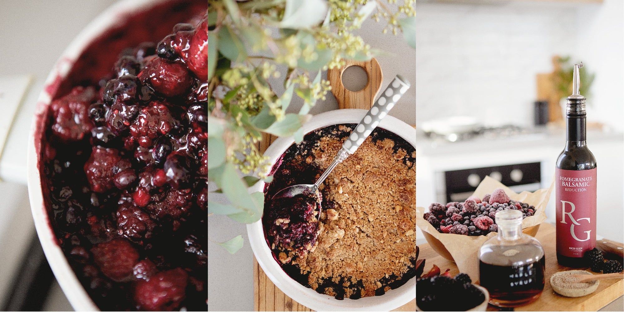 Raspberry & Rhubarb Cobbler