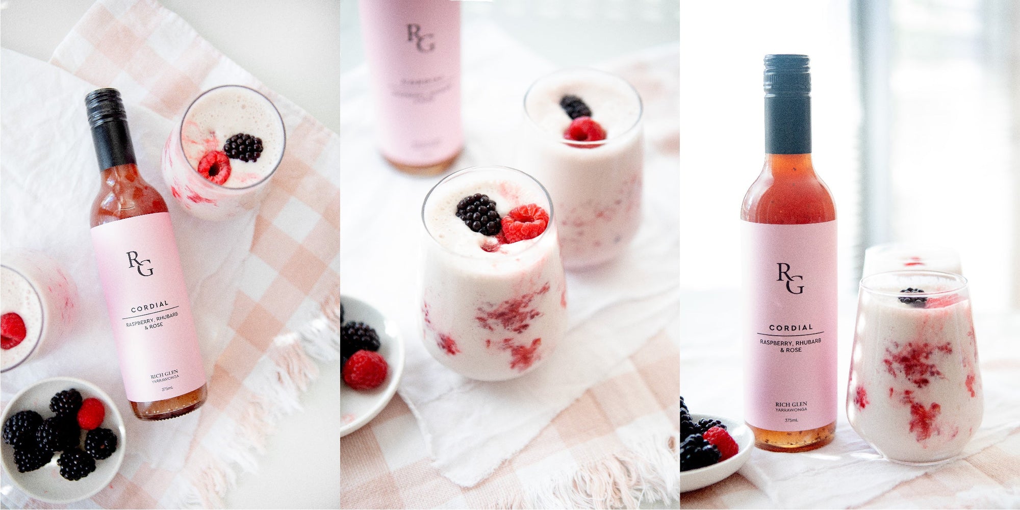Raspberry, Rhubarb & Rose Smoothie