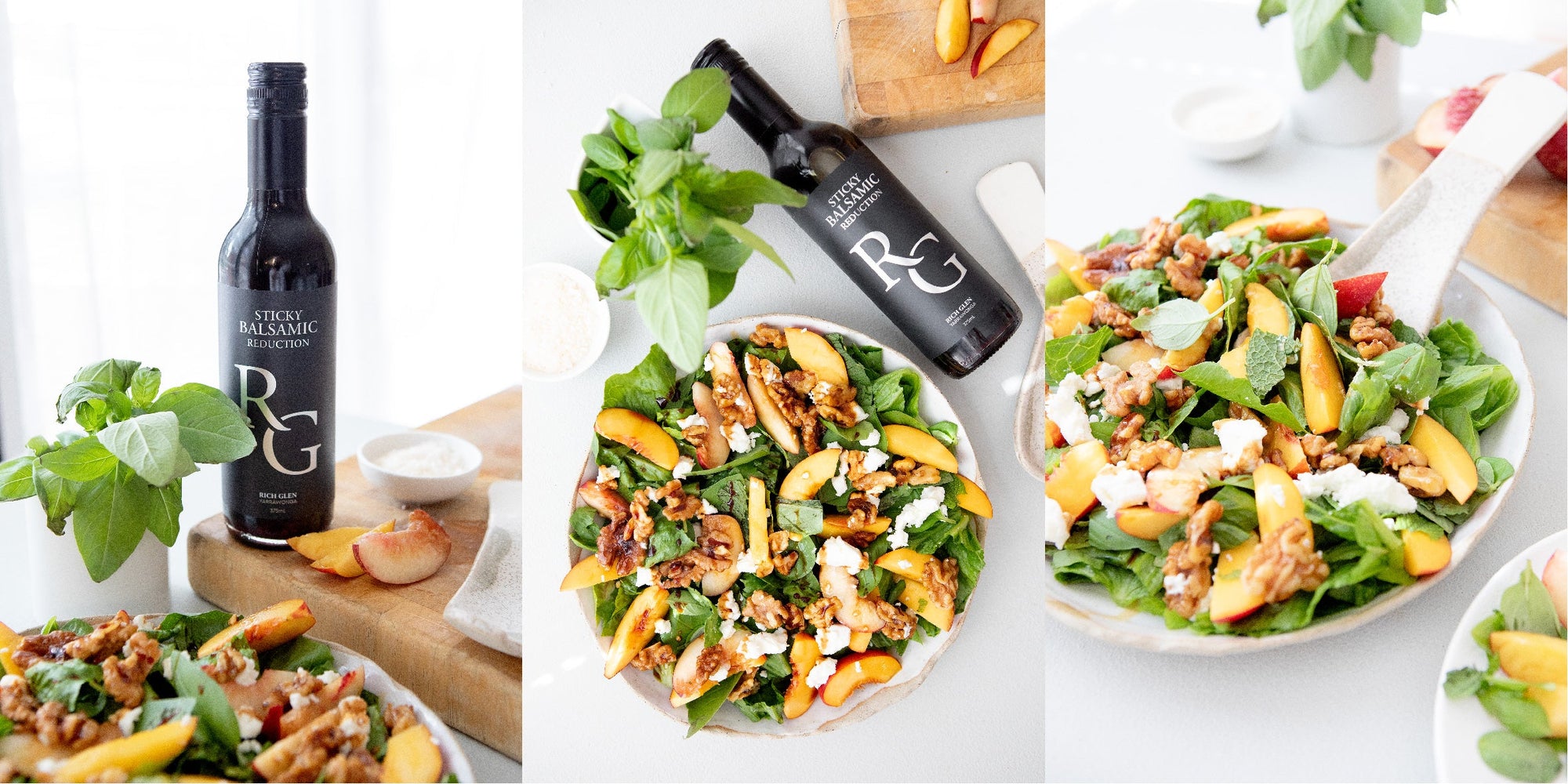 Nectarine & Goats Cheese Salad