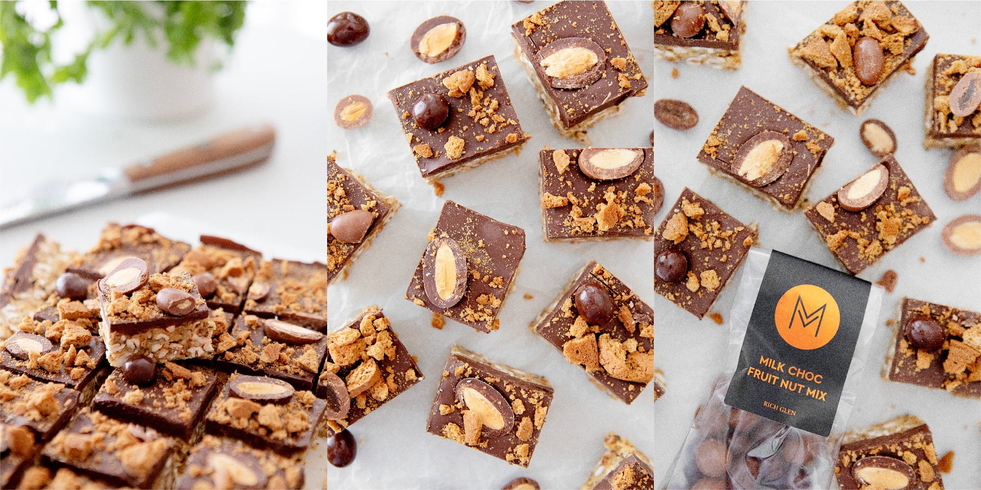No bake Gingernut & Chocolate Slice