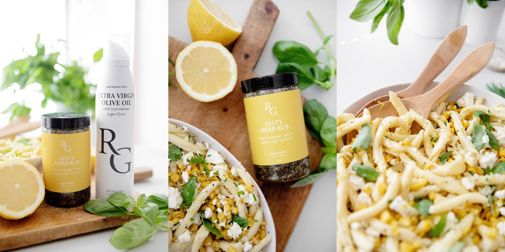 Corn & Feta Spring Pasta