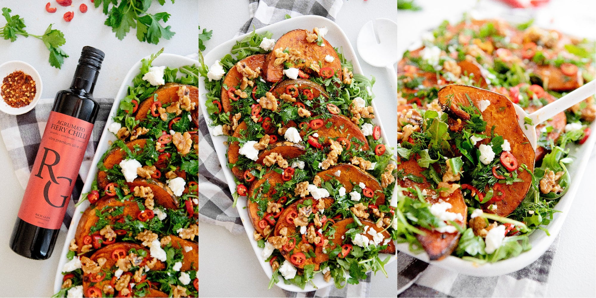 Christmas Chilli Pumpkin Salad