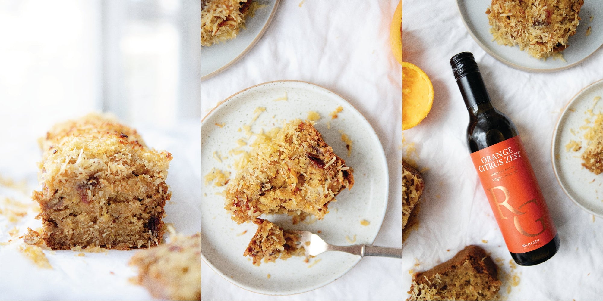 Orange & Coconut Loaf Cake