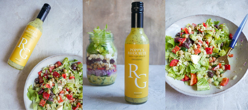 Easy Jar Salad with Poppy's Favourite Dressing