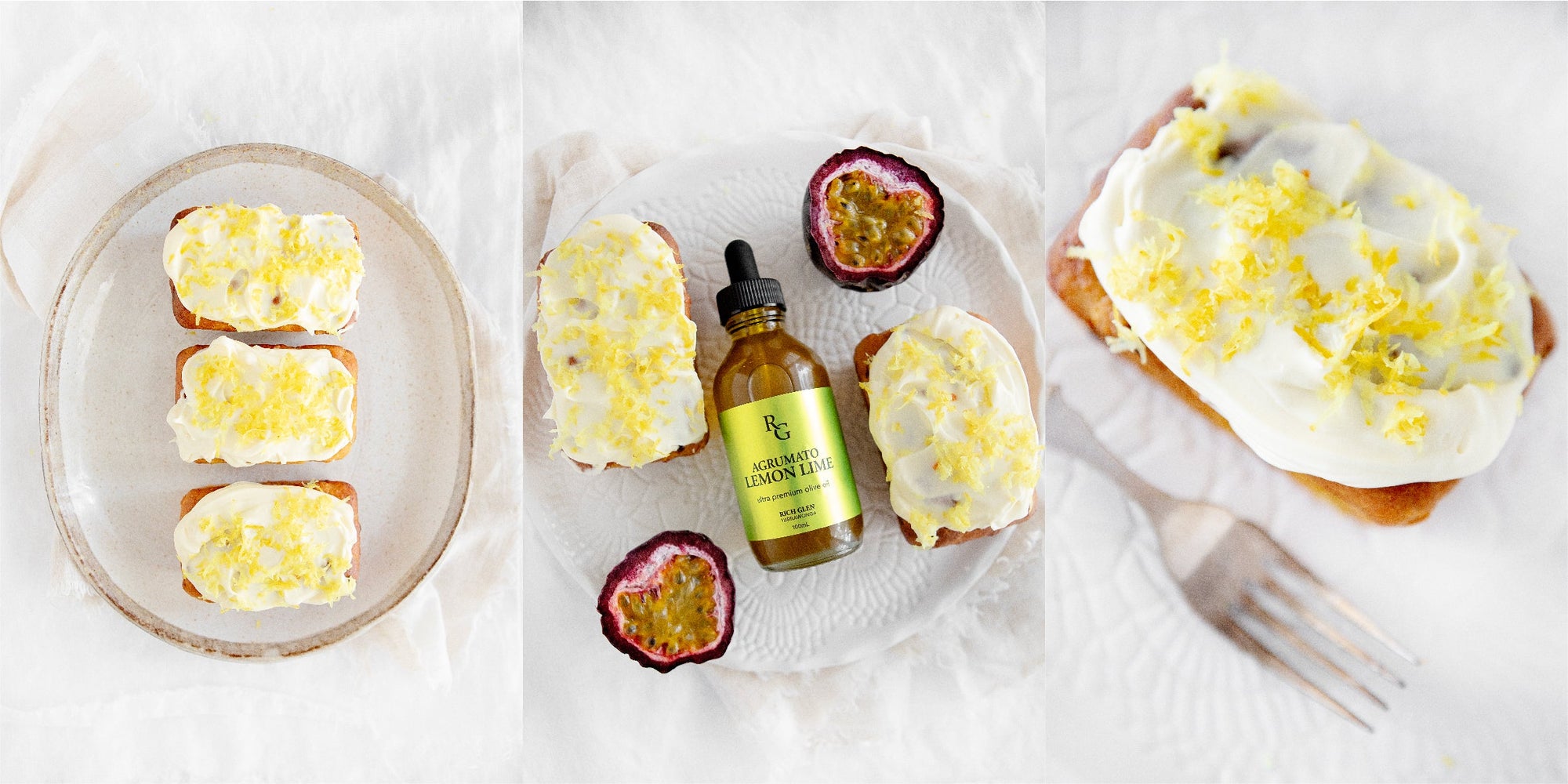 Mini Passionfruit Loaf Cakes