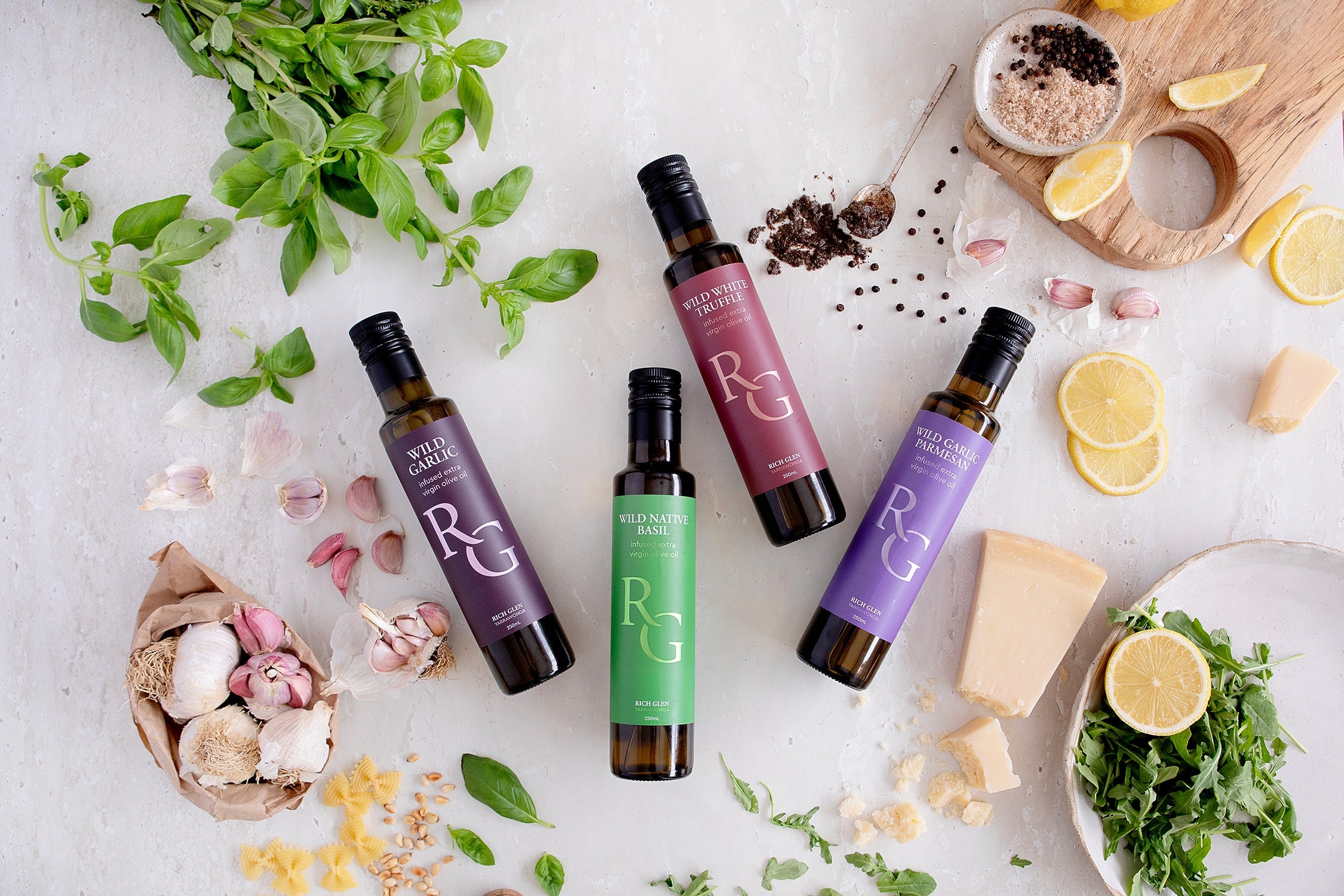 Infused Olive Oil | Flavoured EVOO | Rich Glen