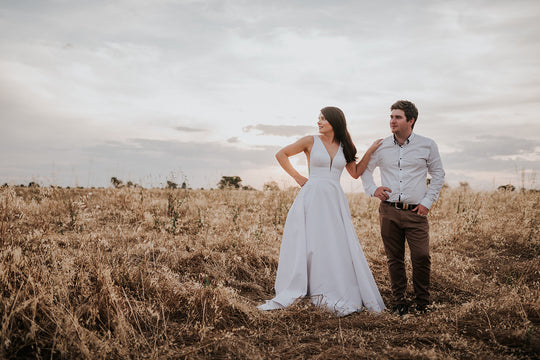 Private Wedding amongst the crop. Murray River Yarrawonga Victoria