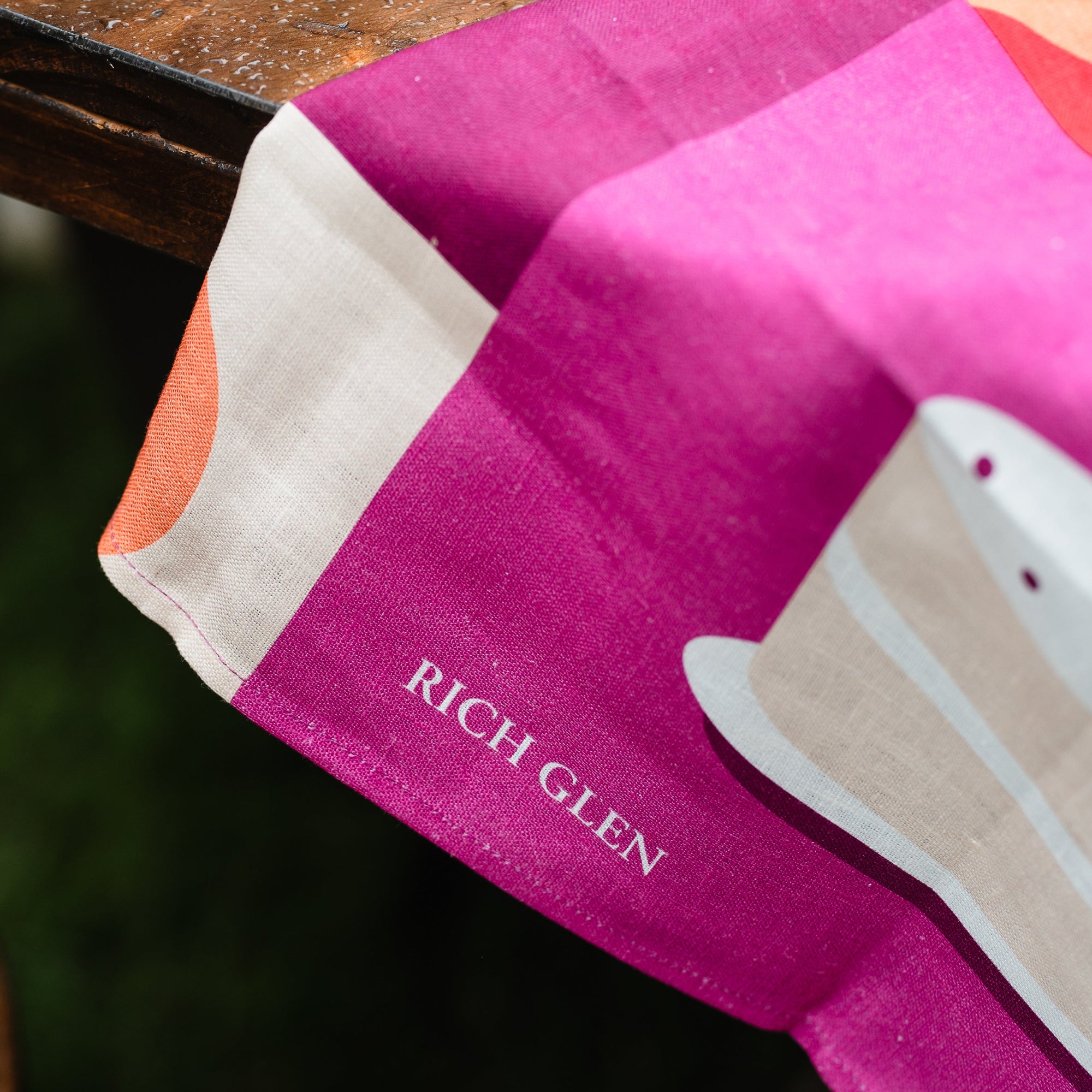 Christmas  Linen Tea Towel *Pre Order*