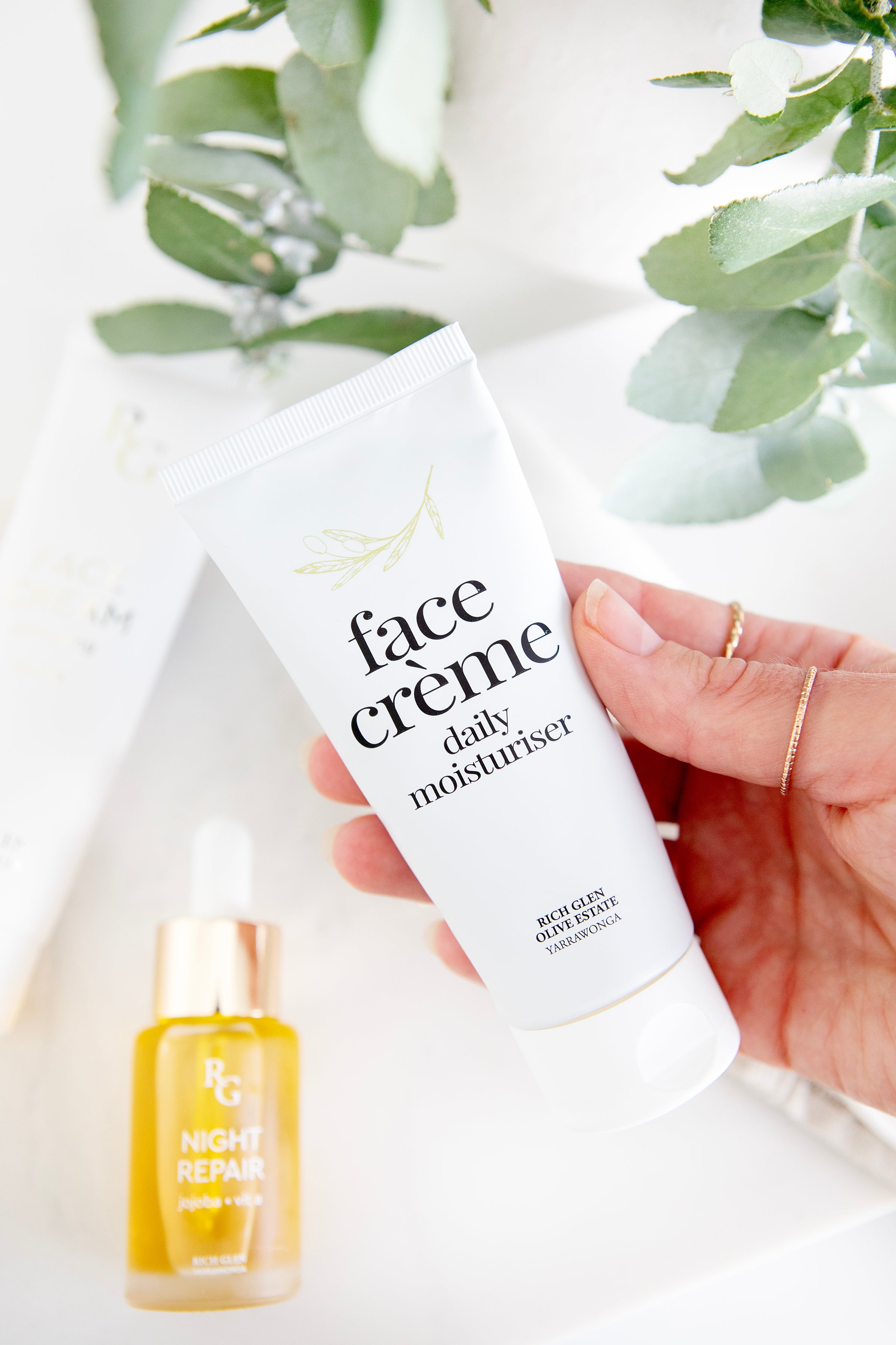 Olive Oil Moisturiser | Anti Aging Face Cream | Rich Glen