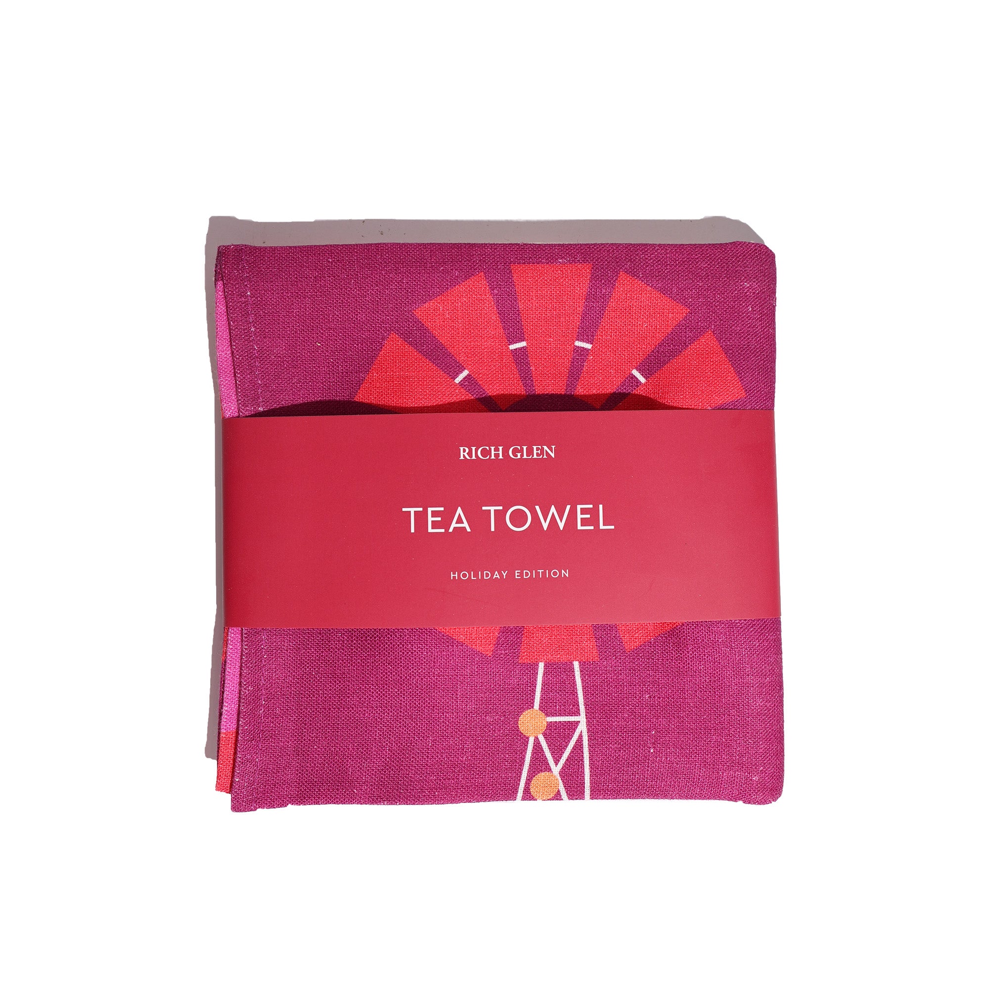 Christmas  Linen Tea Towel *Pre Order*