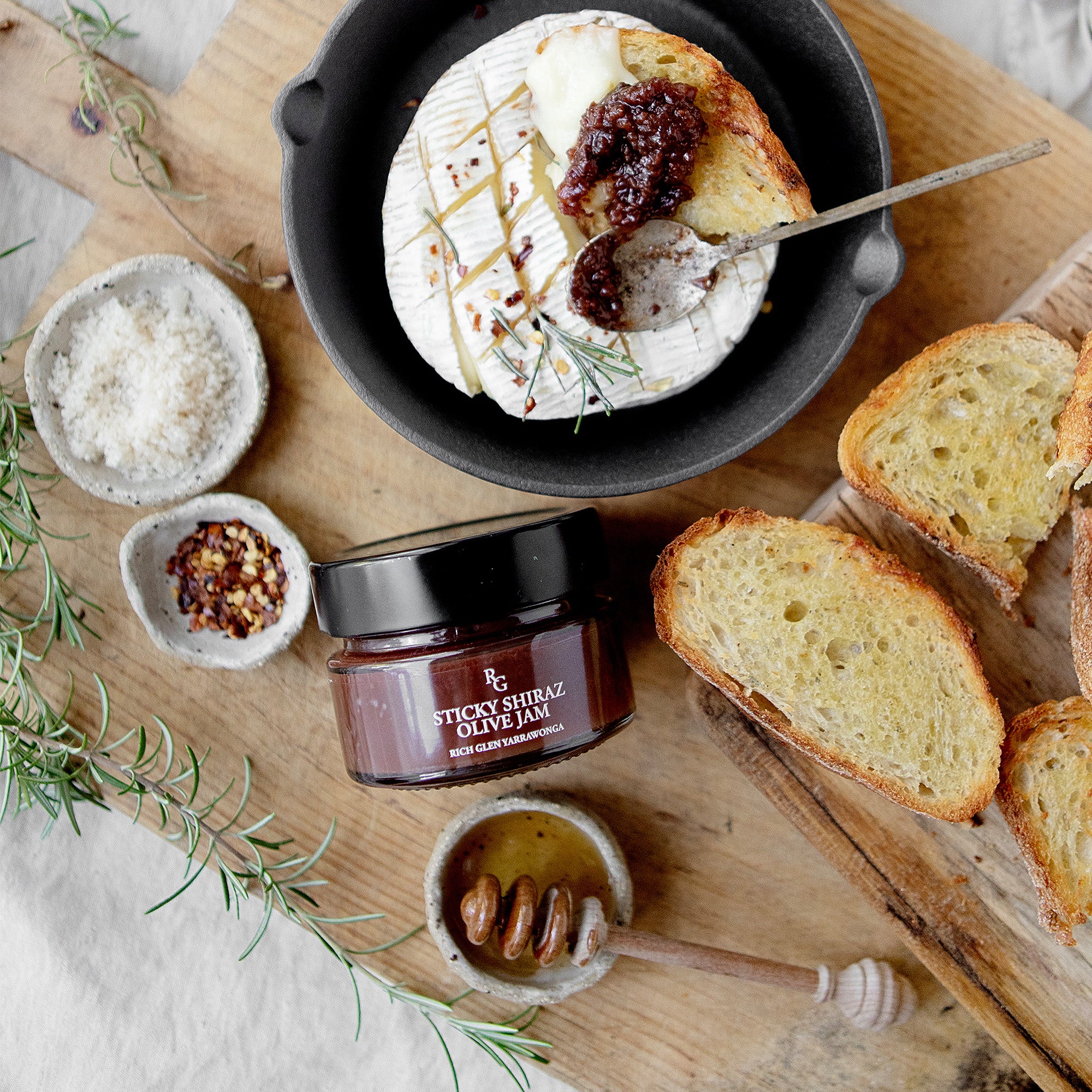 Sticky Shiraz Olive Jam