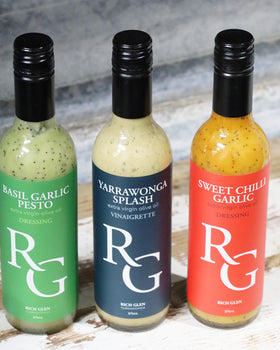 Basil Garlic Pesto Dressing